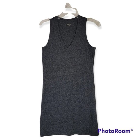 Madewell Gray Sleeveless One Pocket Tank Tunic Length Size XXS - Picture 1 of 5